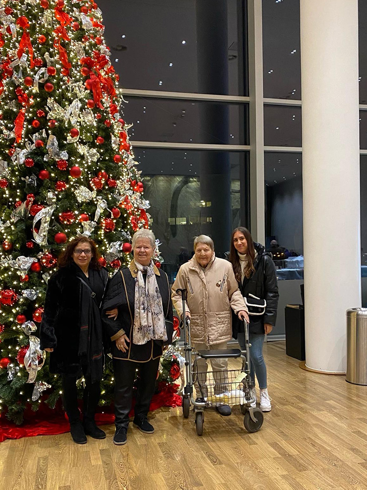 Es Weihnachtet sehr: Weihnachtsausflug mit der sozialen Betreuung.
